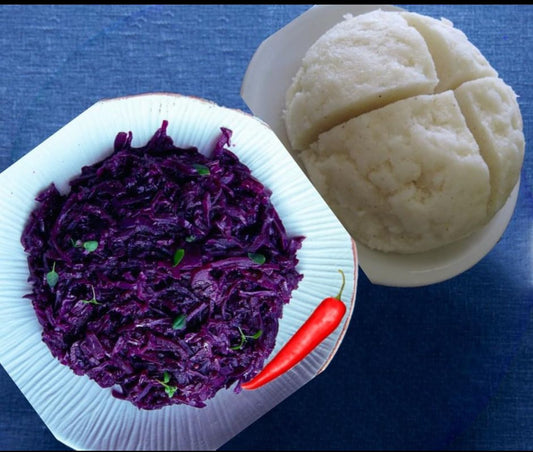 Ugali and Cabbage